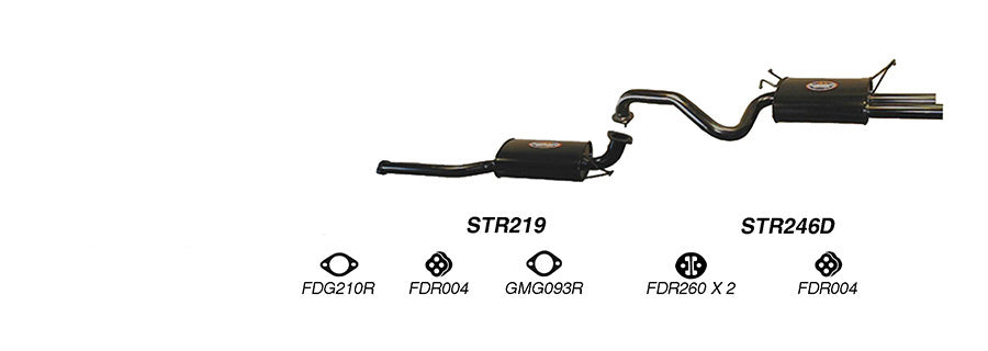 Redback Performance Exhaust System for Ford Falcon (01/2002 - 04/2008), Fairmont (01/2002 - 04/2008), Ford Falcon (02/2008 - 12/2014)