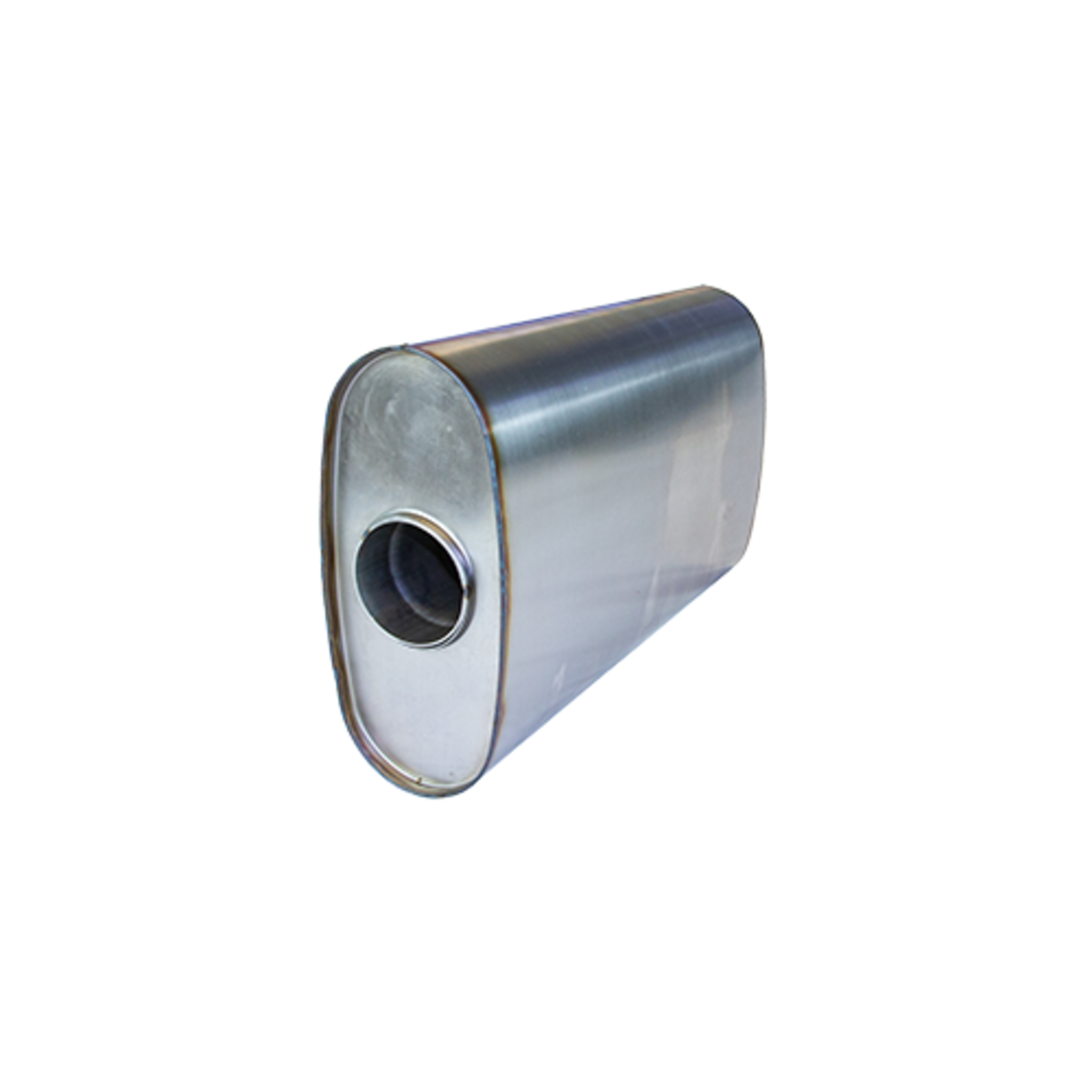 Redback 3" Inlet, 11x6 Triflow, 20" Long, Offset/Centre, 409 Grade Stainless Steel Muffler