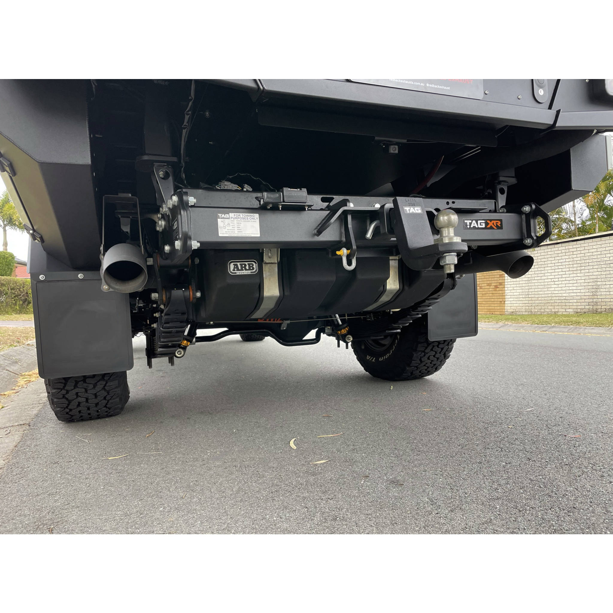 Redback Extreme Duty Twin 4" Exhaust for Toyota Landcruiser 79 Series