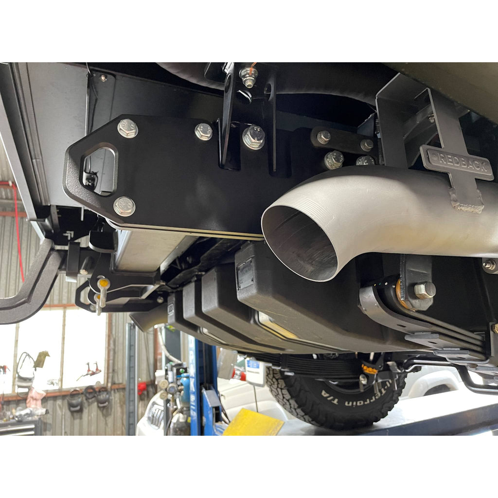 Redback Extreme Duty Twin 4" Exhaust for Toyota Landcruiser 79 Series