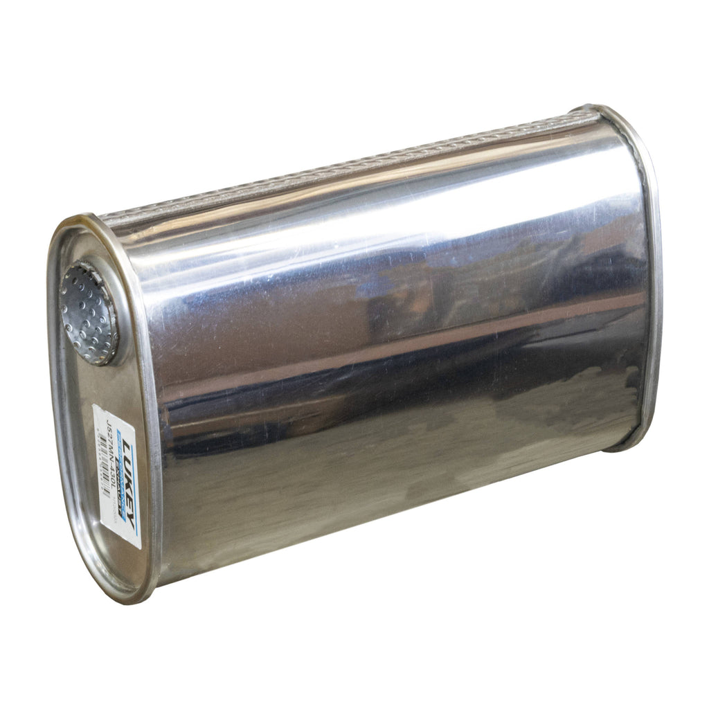 2" 8"x4" 14" Long O/C Megaflow Lukey Muffler 430 Stainless Steel