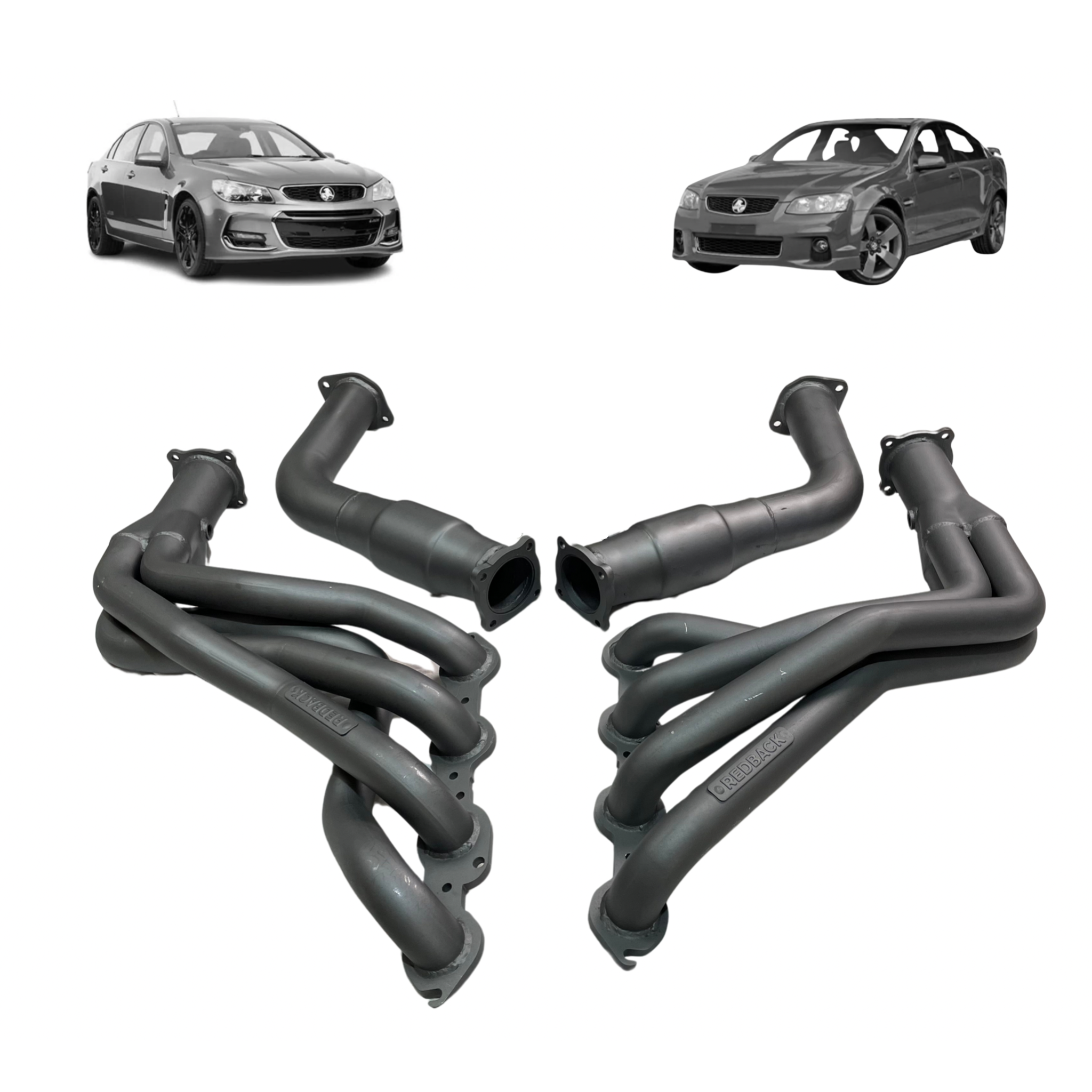 Extractors and Cats for Holden Commodore VE VF V8 Extractors 1 7/8" Primaries 3" Outlet