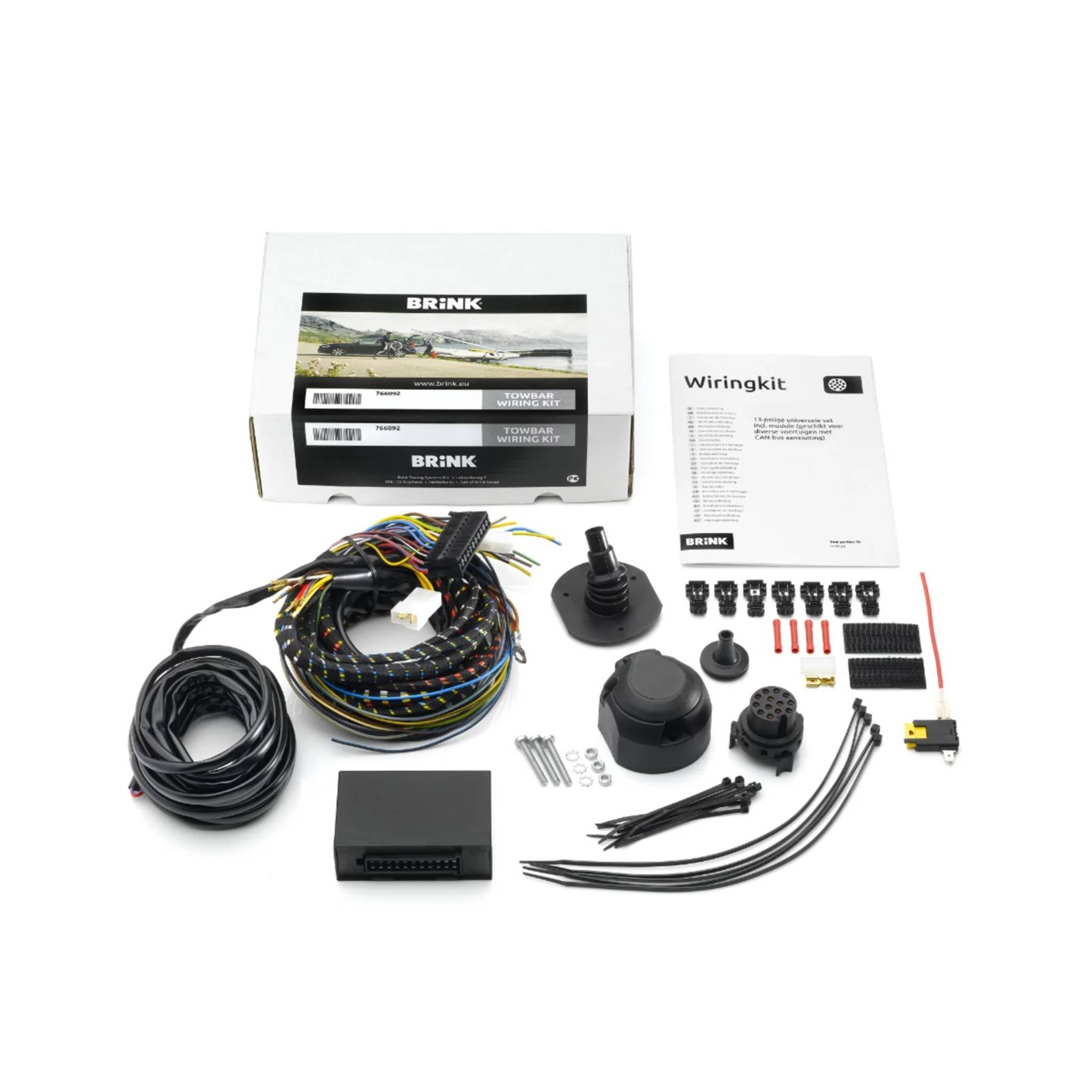 Brink wiring harness for Jeep Compass (07/2017 - 02/2020), Jeep Renegade (07/2014 - 02/2020), Fiat 500X (09/2014 - on)