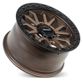 ROH Raid Bronze Centre Black Lip Wheels, Set of 4