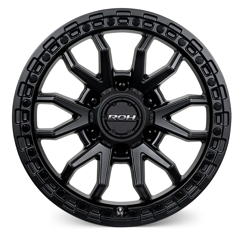 ROH Raid Matt Black 6x139.7 Wheels, Set of 4