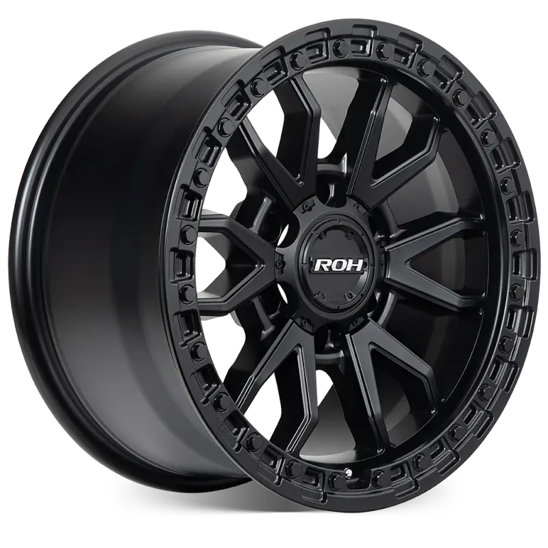 ROH RAID 18x9 ET12 6/135 Matt Black — Set of 4