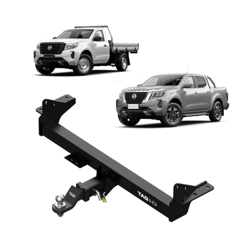 TAG Heavy Duty Towbar & Direct Fit Wiring for Nissan Navara NP300 Facelift Models (12/2020 - on)