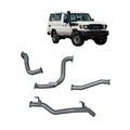 Redback Extreme Duty Exhaust for Toyota Landcruiser 78 Series Troop Carrier (11/2016 - on)