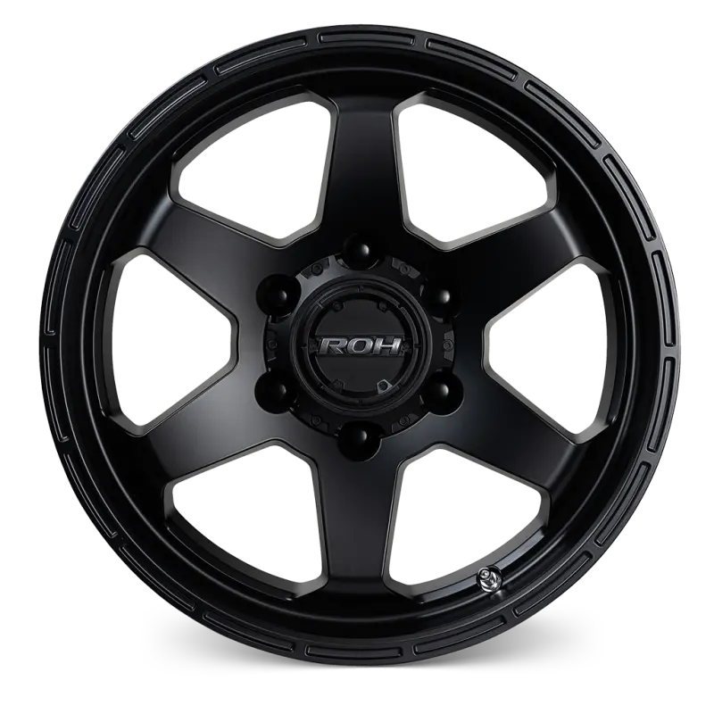 ROH TORQUE 17x8 ET30 6/139.7 Matt Black — Set of 4