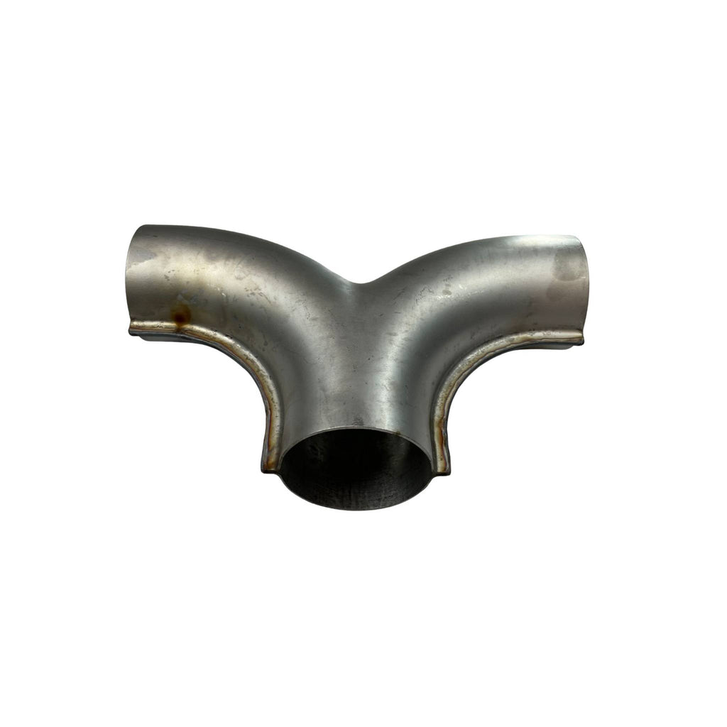 T-Pipe Single 2 1/2" (63mm) In Twin 2 1/2" (63mm) Out 409
