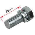 Class 2 tow bar bolts - 16 x 35mm Metric Zinc