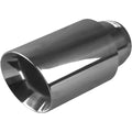Single 4" Stainless Exhaust Tip 2.5" Inlet 304