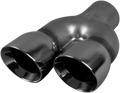 VE Commodore - Right, In 57mm(2-1/4"), Out 76mm(3")x2, Stainless