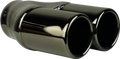 In 51-76mm(2" - 3"), Out 76mm(3")x2, Black Chrome, YP76RX