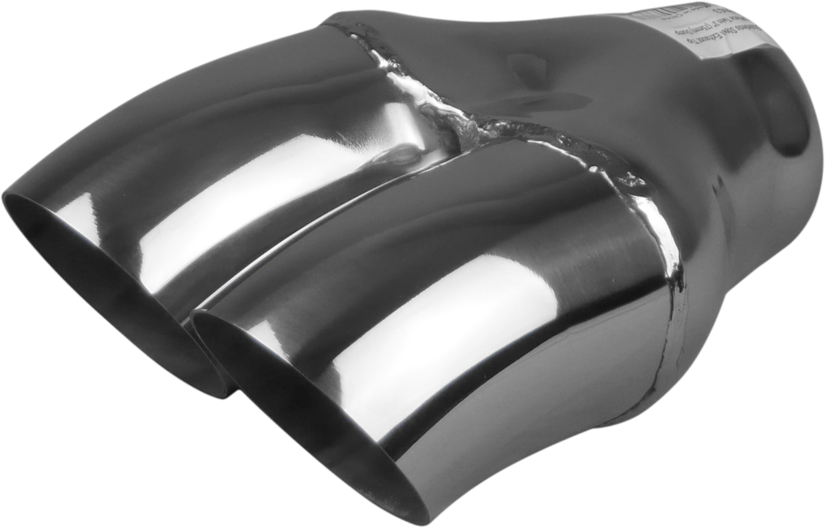Dual 3" Dump Stainless Exhaust Tip