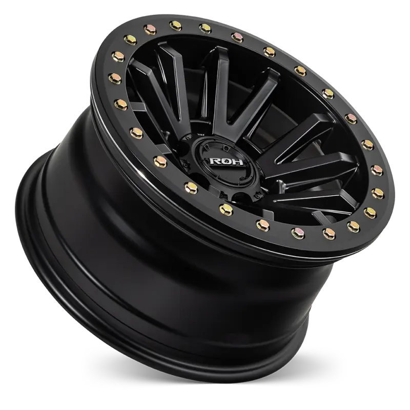 ROH Zullo Matt Black Wheels, Set of 4
